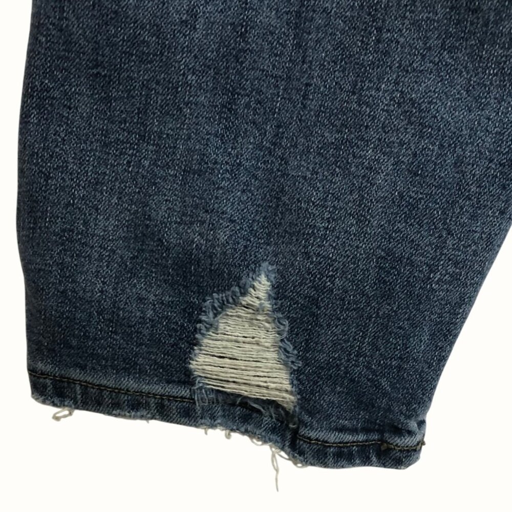 Abercrombie & Fitch Mens Distressed Skinny Tapered Jeans 31 x 30 Medium Wash - Picture 13 of 14